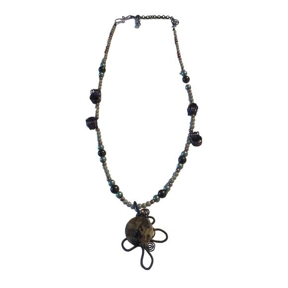 Artesian Jewelry Boho Handcrafted Necklace Hippie Statement Witchy Whimsygoth - Picture 1 of 7